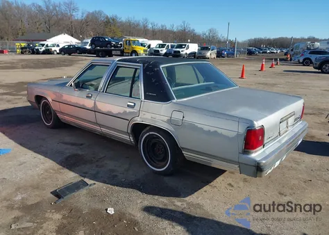 1990 Ford Crown Victoria из США, поврежденный, VIN 2FACP73F3LX151606